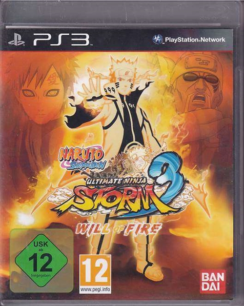 Naruto Shippuden Ultimate Ninja Storm 3 Will of Fire - PS3 (B Grade) (Genbrug)